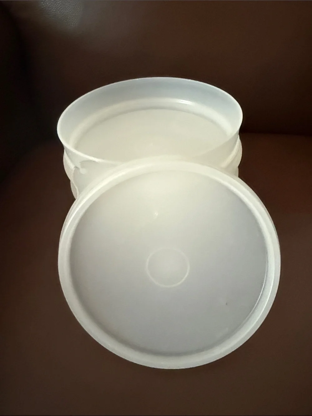 Tupperware White Stackable Round Food Storage Containers - Set of 5